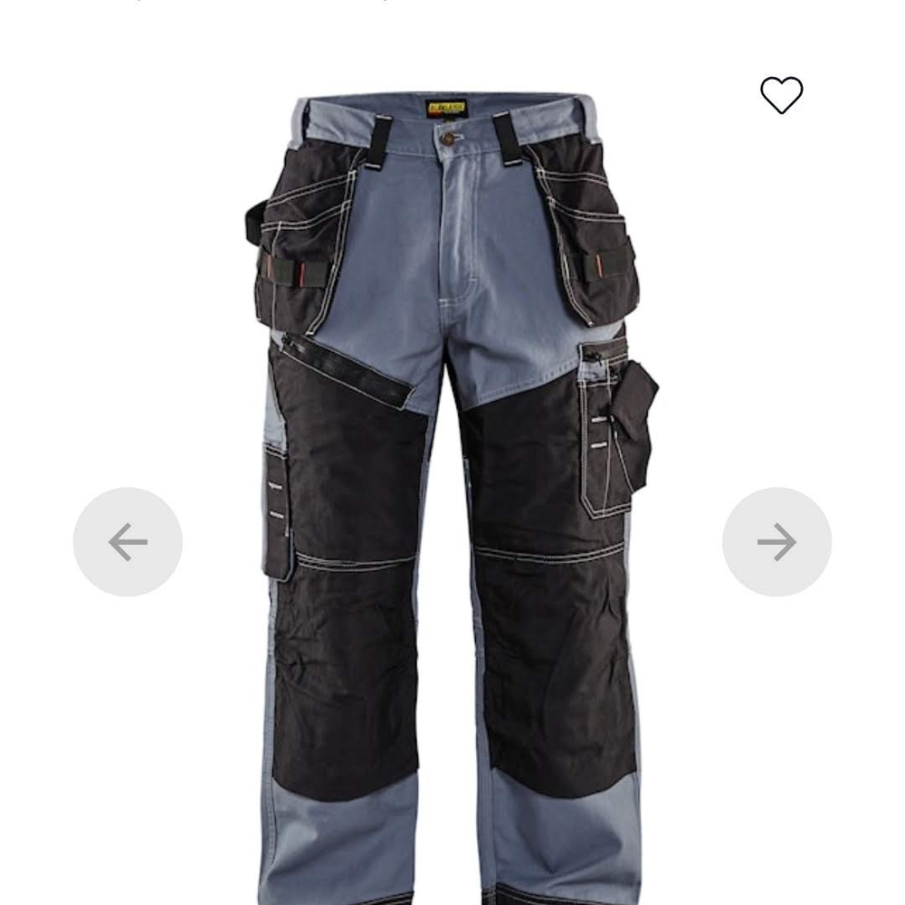 Men's Cargo Pants in Black and Gray